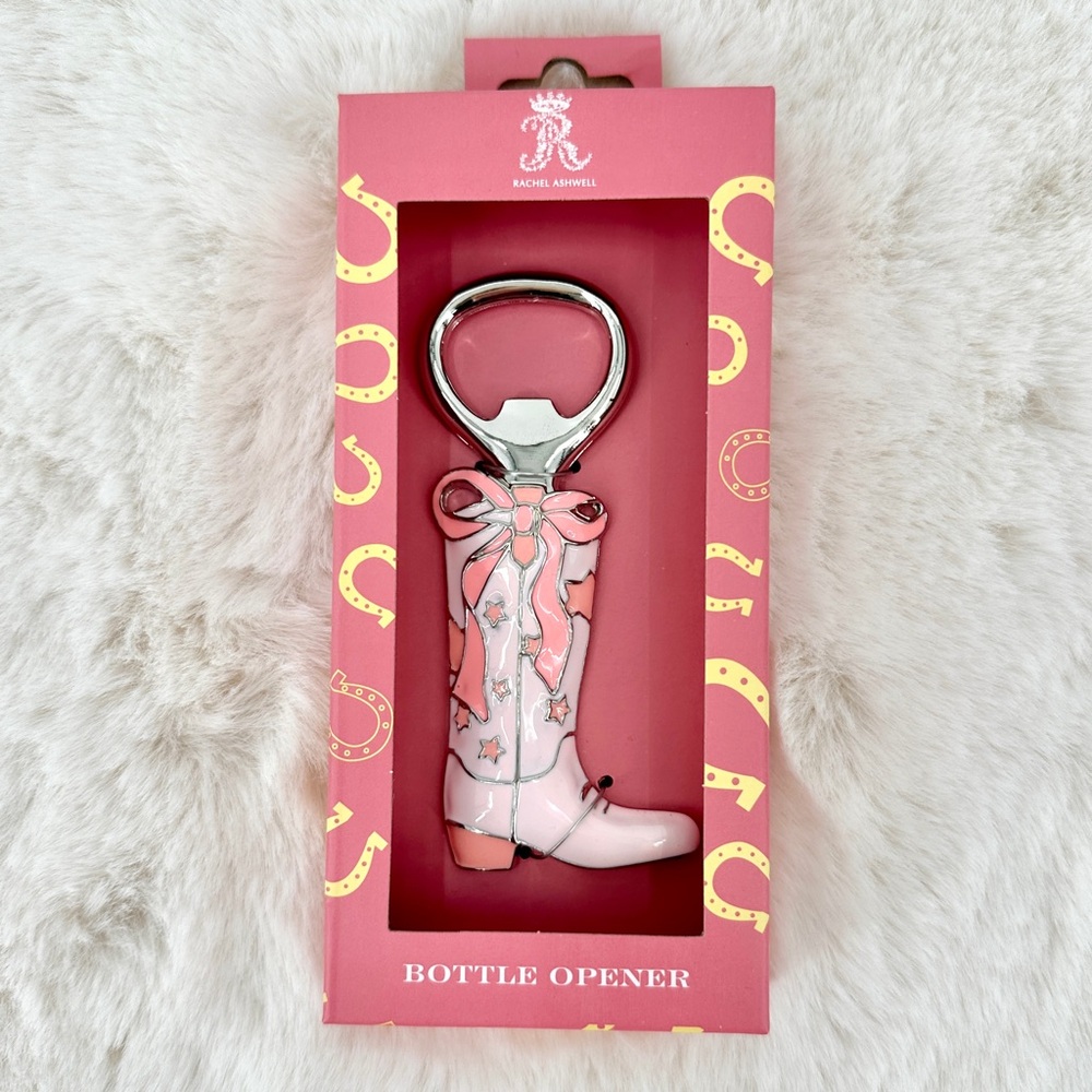 Rachel Ashwell Pink Boot Bottle Opener